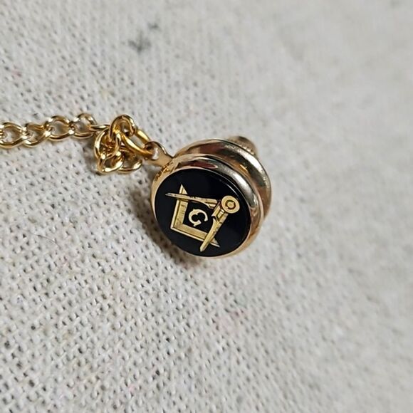 Vintage MCM Mens Tie Tack Bar Lot 5 Pins Signed Amita Swank Japan - Picture 3 of 13